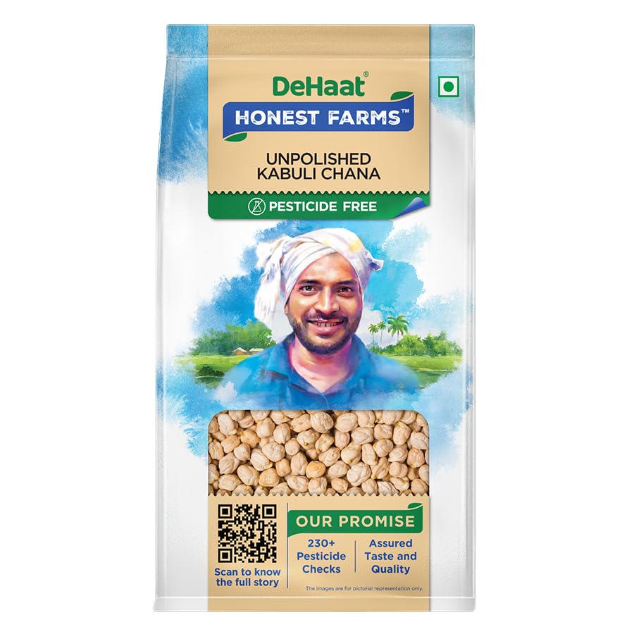 Dehaat Honest Farms Unpolished Chana 1Kg