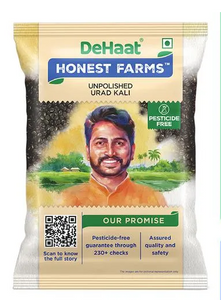 Dehaat Honest Farms Unpolished Urad Kali 500Gm