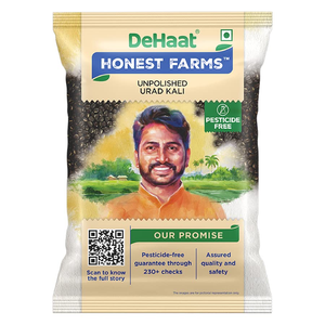 Dehaat Honest Farms Unpolished Urad Kali 1Kg