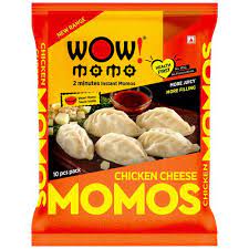 WOW MOMOS Chicken Cheese 10 pc