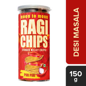 NOON TO MOON RAGI CHIPS- PIRI PIRI 150gm