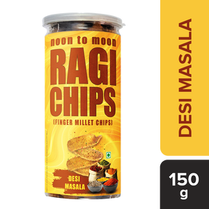 NOON TO MOON RAGI CHIPS- DESI MASALA 150gm