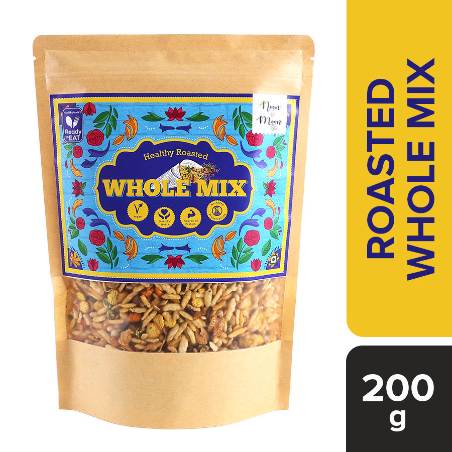 NOON TO MOON Healthy Roasted Whole Mix 200gm