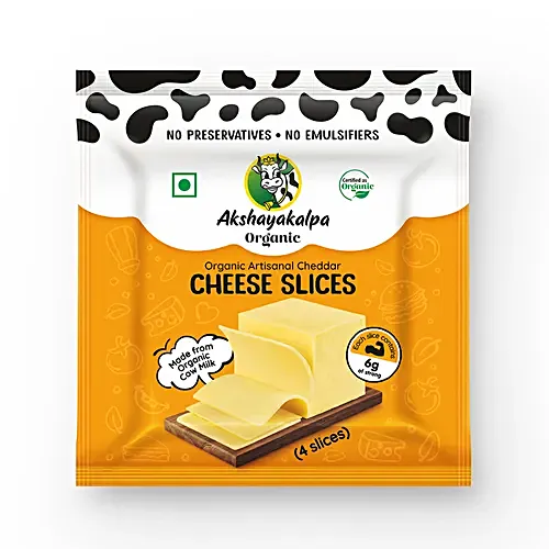 Akshayakalpa Organic Cheese Slices 100 gm