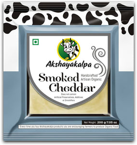 Akshayakalpa Organic Smoked Cheese Slices 200 gm