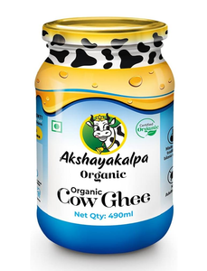 AKSHAYAKALPA Organic Cow Ghee 490ml