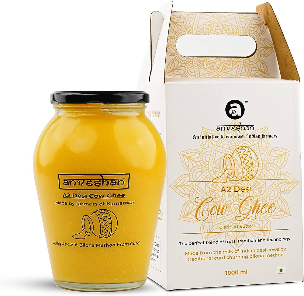 Anveshan A2 Desi Cow ghee 1000 ml