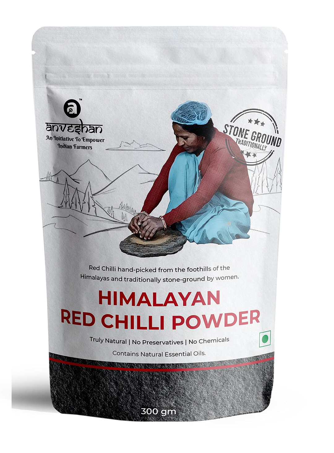 Anveshan Himalayan Red Chilli powder 300 gm