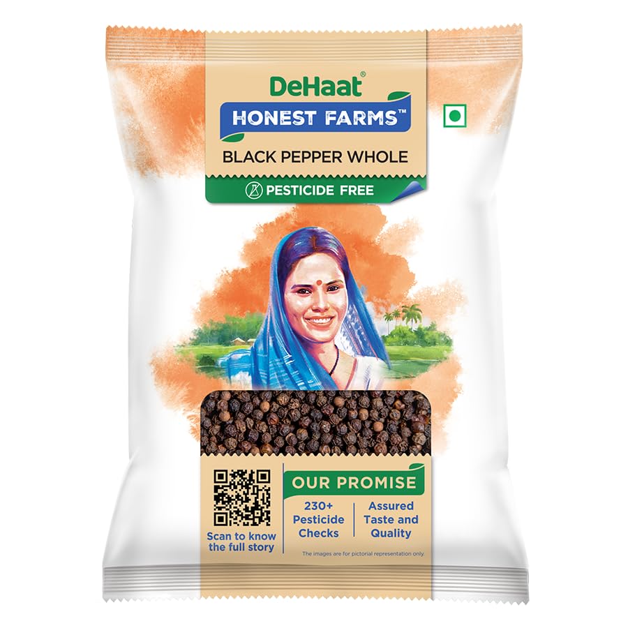 Dehaat Honest Farms Black Papper  Whole 100 gm