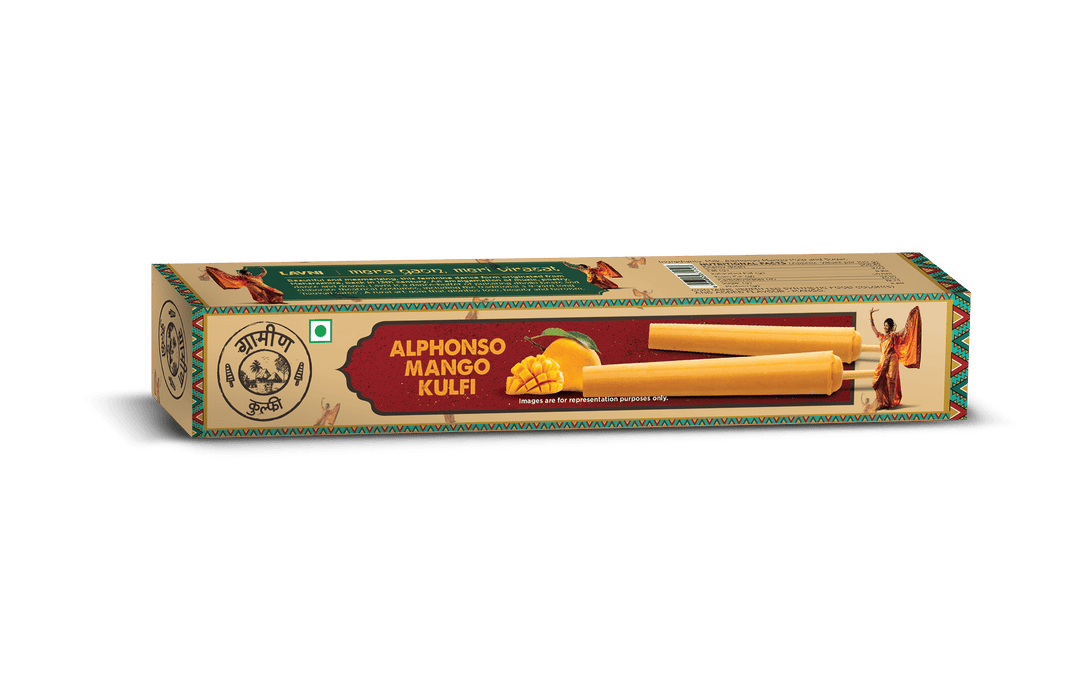 Nic Grameen Alphonso Mango Kulfi Ice Cream 72gm