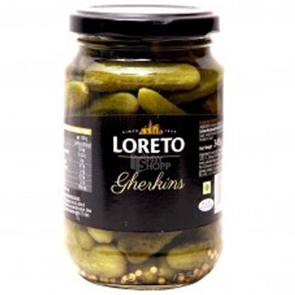 Loreto Spanish Olives Pitted Green 430Gm