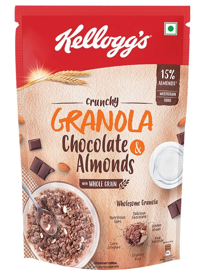 Kelloggs Granola Chocolate& Almonds 450gm