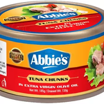 Abbies Tuna Chunks In Extra Virgin Olive Oil 185gm