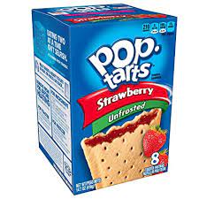 Pop Tarts unfrosted strawberry 384gm.