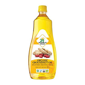 24 MANTRA ORGANIC COLD PRESSED GROUNDNUT OIL 1LTR