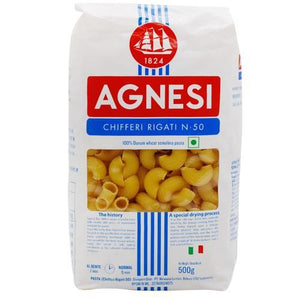 Agnesi Chifferi Rigati N50 Pasta 500gm Imp