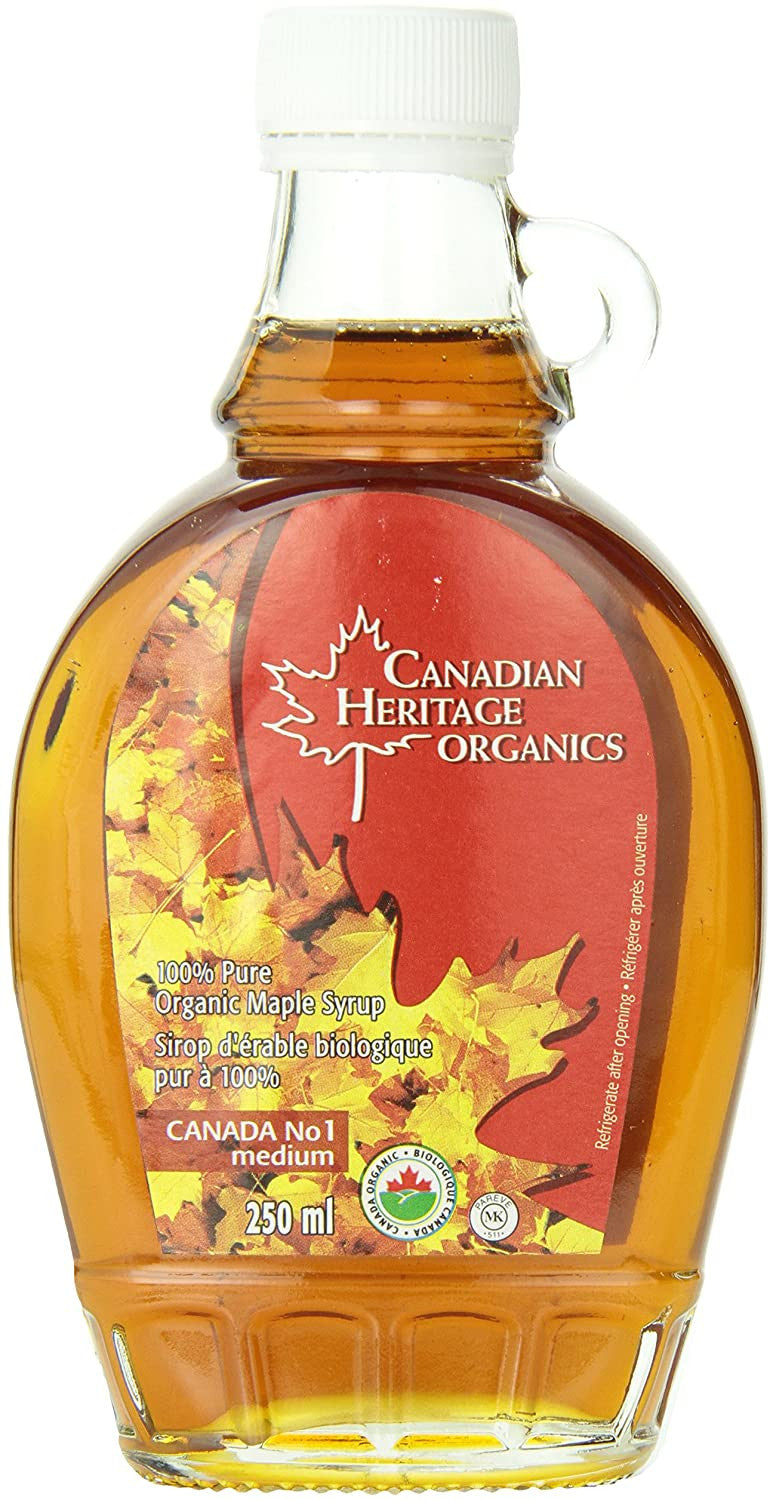 Canadian Heritage Organic maple syrup 250ml