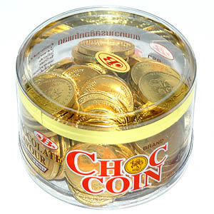 CHOC COIN GOLDEN 168GM IMP