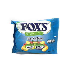 Foxs Crystal Clear Passion Mints 125gm Imp Pouch