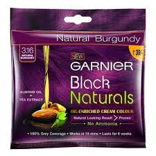 GARNIER BLACK NATURALS NATURAL BURGUNDY 20ML+20G
