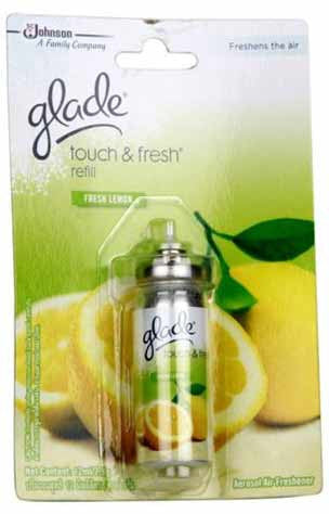 GLADE TOUCH - FRESH     FRESH LEMON AIRFRESHENER 12ML