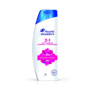 Head & shoulders 2 in 1 anti dendruff shampoo smooth & silky 75ml