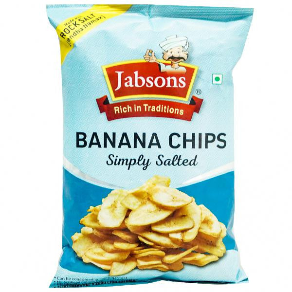 Jabsons banana chips salted 150gm