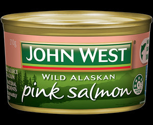 John West Wild Alaskan Pink Salmon 210gm Imp
