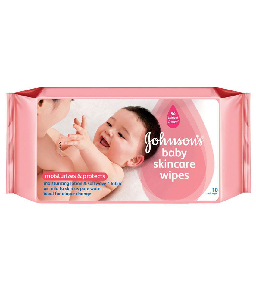 Johnson - Johnson Skincare Wipes 10 Cloth Wipes Imp