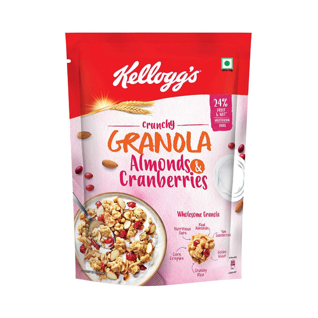 KELLOGGS Crunchy Granola Almonds & Cranberries 150gm
