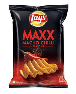 Lays Maxx Macho Chilli Flavour Potato Chips 58g