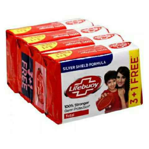 lifebuoy 100% stronger germ protection care 3 +1 free