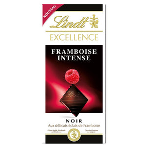 Lindt Excellence Raspberry Intense Dark Chocolate 100gm