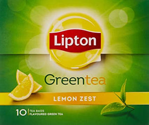 Lipton Green Tea Lemon Zest 10 Tea Bags