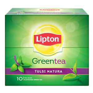 Lipton Green Tea Tulsi Natura 10 Tea Bags