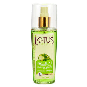 Lotus Basiltone Cucmber - Basil Clarifying - Balancing Toner 100ml