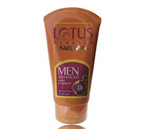 Lotus Herbals Safe Sun Men Advanced Dally Uv Shield 100Gm