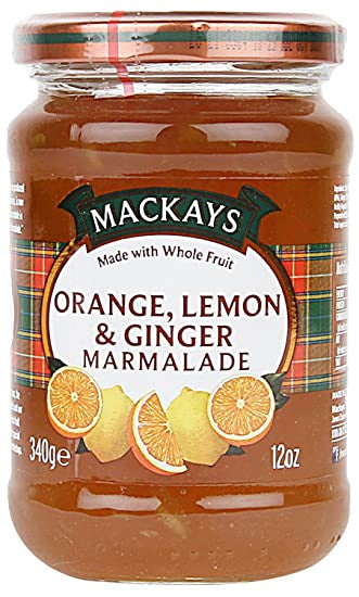 Mackays Orange.Lemon And ginger Marmalade 340gm