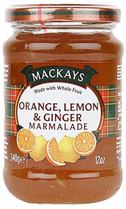 Mackays Orange.Lemon And ginger Marmalade 340gm