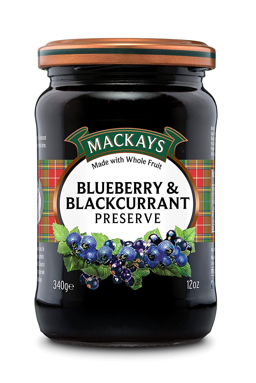 Mackeys Scottish Blackcurrant Preserve 340g