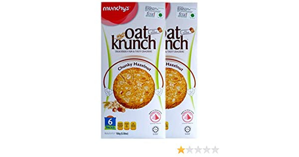 Munchys Oat Krunch Chunky Hazelnut 156gm