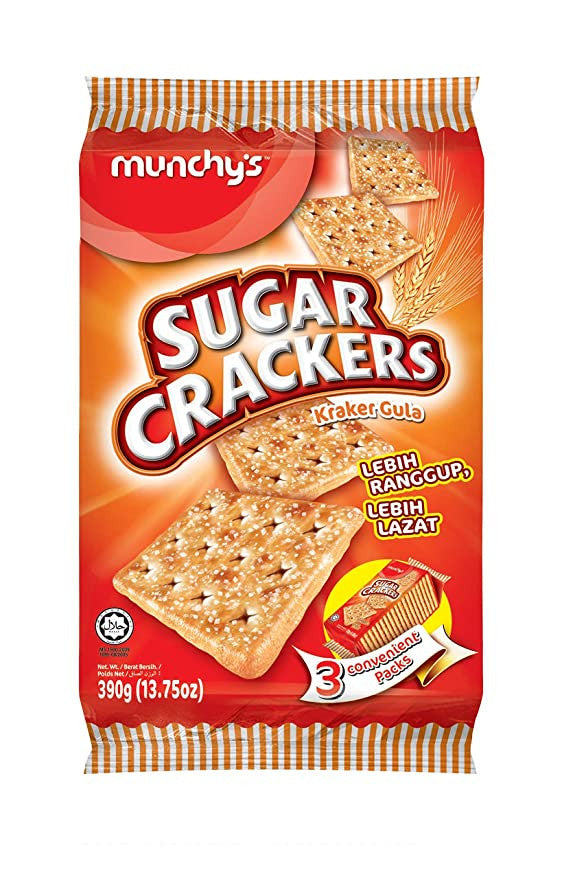 Munchys Sugar Crackers Kraker Gula 300gm