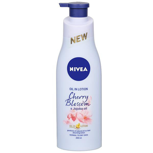 Nivea Oil In Lotion Cherry Blossom & Jojoba Oil 200Ml