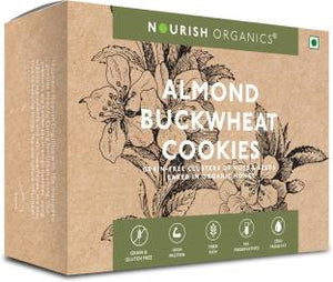 Nourish Organics Almond Buck Wheat Cookies 150gm