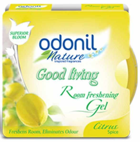 Odonil Nature Good Living Room Freshening Gel Citrus Spice 75gm