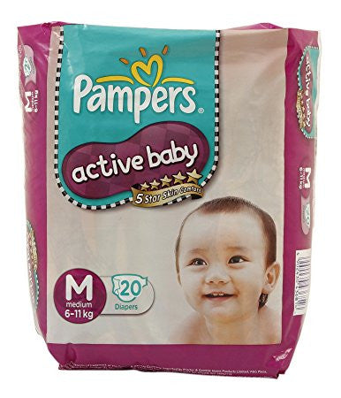 Pampers Active Baby 6-11kg M-20 Daipers