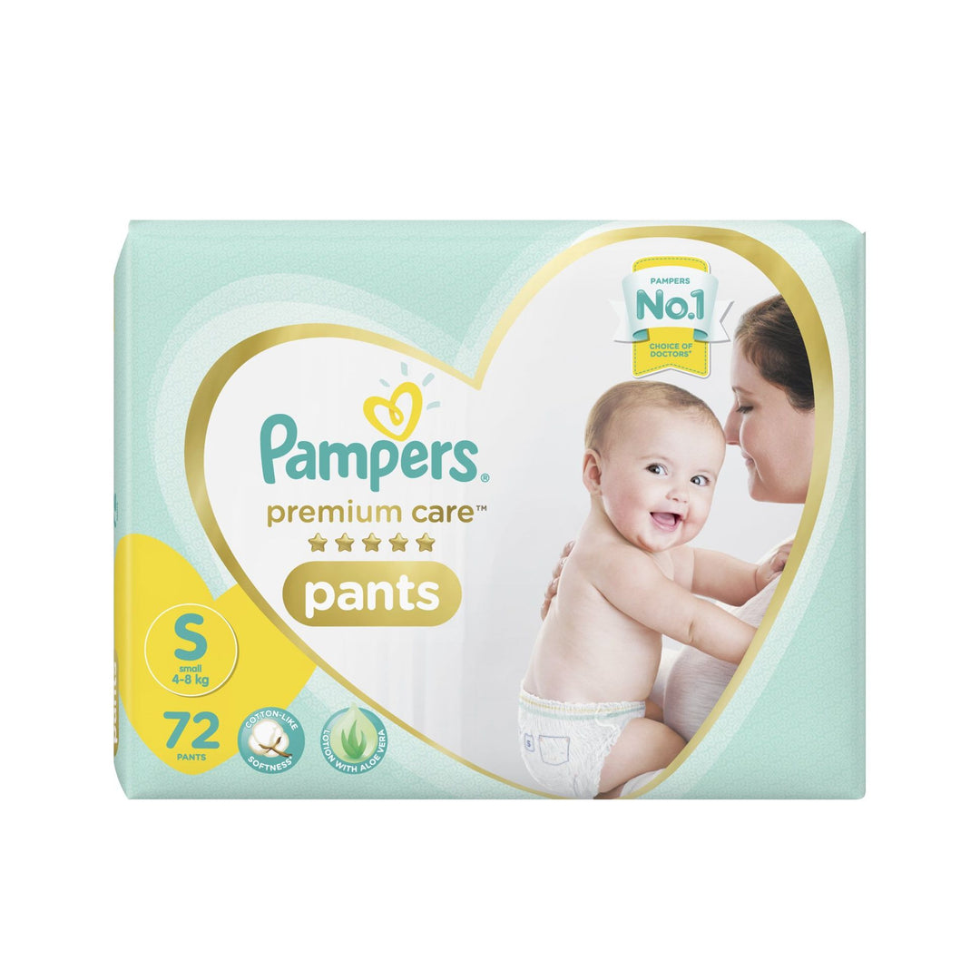 Pampers Premium Care 72 Pants 4-8kg Small