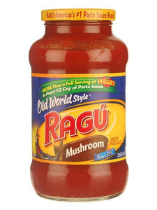 RAGU MUSHROOM SMOOTH PASTA SAUCE 677GM IMP - 1020493