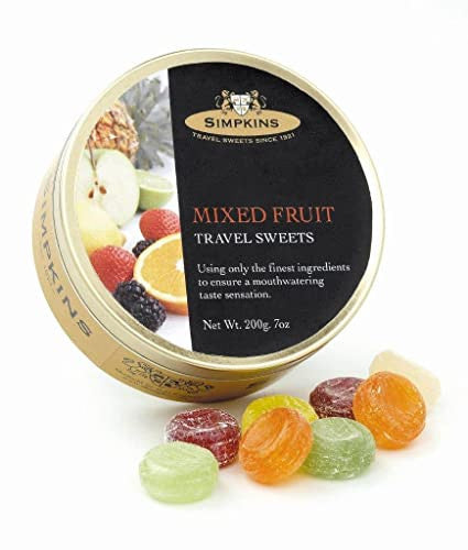 Simpkins Mixed Fruit Travel Sweets 200gm