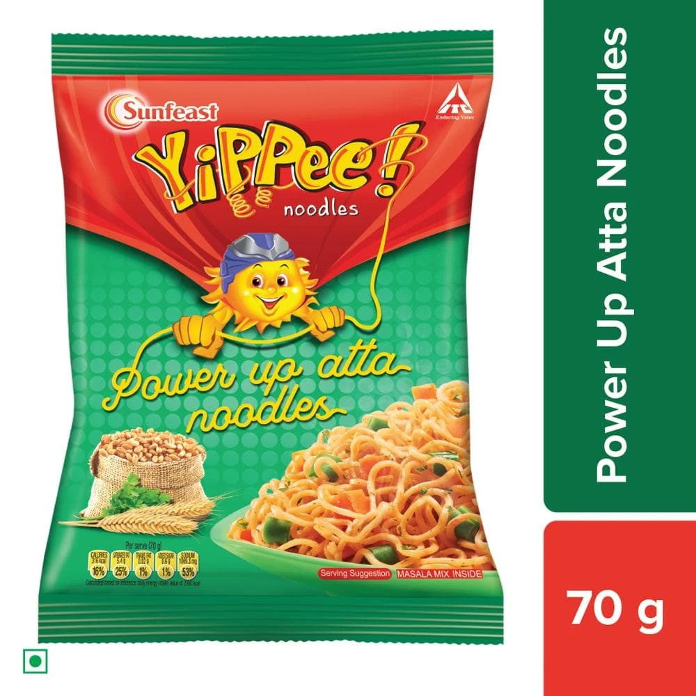 Sunfeast Yipee Power Up Atta Noodles 70G